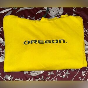 Stadium Athletics Yellow Oregon Hoodie